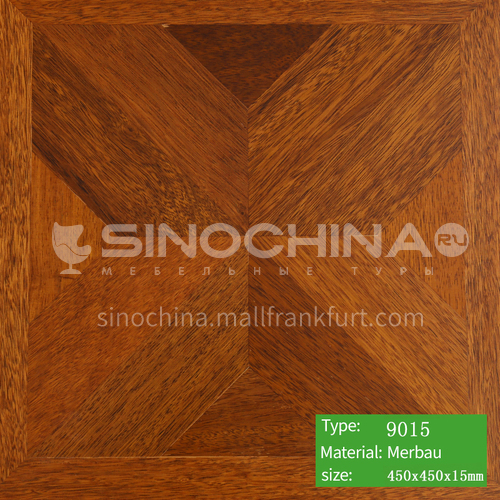 15mm multi-layer solid wood art parquet floor 9015